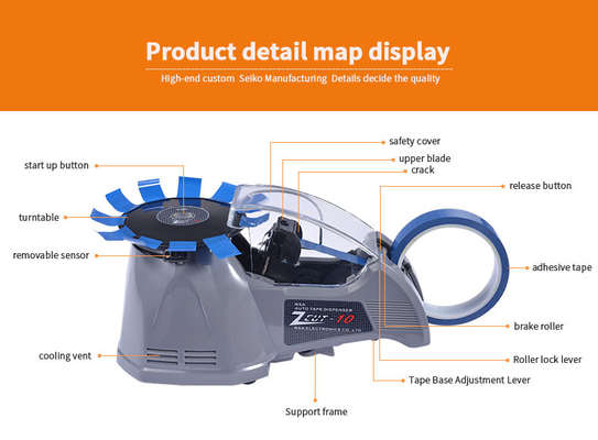 NSA Gummed Paper Tape Tape Dispenser ، موزع الشريط اللاصق الأوتوماتيكي
